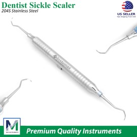 INSTUMAX® Sickle Scaler 204S Dental Hand Instruments Pro Periodontal Hygiene Pick Tool New