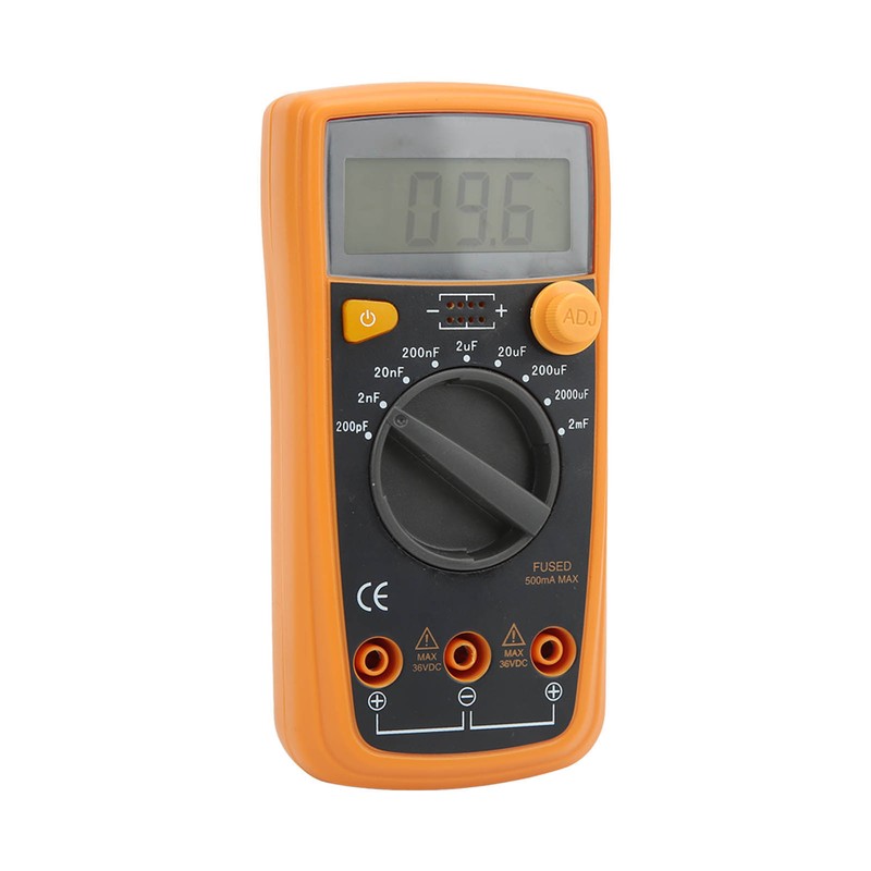 Capacitor Meter Digital Capacitance Tester High Accuracy Test Tool for