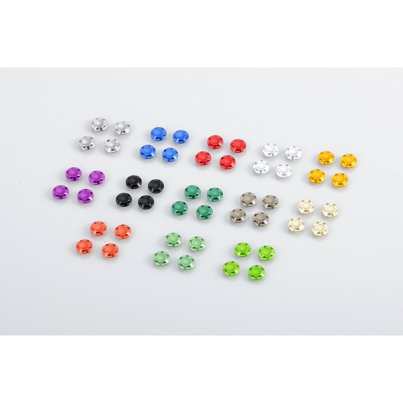 POSH 001822-04 Motorcycle Goods Cap Bolt Cover for NASA Type