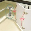 2-Pack 165 Degree Soft Close Cabinet Hinge Suitable for Frameless