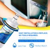 EXCELPURE 3US-AF01 Under Sink Water Filter Replacement for Filtrete Standard