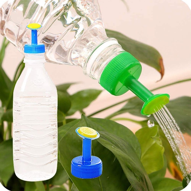 3pcs Gardening Plant Watering Attachment Spray-Head Soft Drink Bottle Water