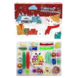 Christmas Countdown Calendar Sensory Toy Advent Calendar Gift Box for Xmas Holiday Party Favor