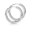 Materia by Matthias Wagner 925 Silver Hoop Earrings for Men