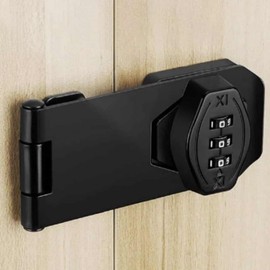 Locker Password Digital Door Lock - Keyless Cabinet Security Drawer Door Lock - Black