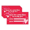 DISTINCTIVS Valentine's Day Party Game - How Many Kisses (Extra