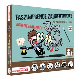 Advent Calendar 2024 Fascinating Magic Tricks 24 Amazing and Easy to Learn Magic Tricks. The Calendar Includes Illustrated Instructions and Video Instructions (English language not guaranteed). 8