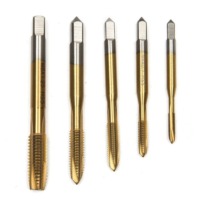 Hakkin Adjustable M3-M8 3mm-8mm HSS T-Handle Reversible Ratchet Wrench Tapping