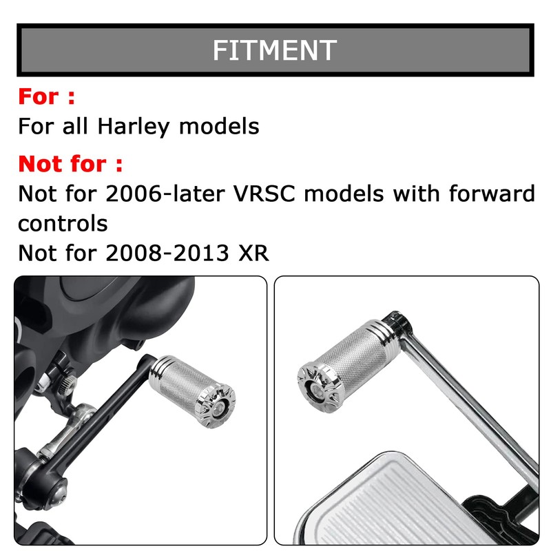 PSLER Motorcycle Shifter Peg Shift Lever CNC Billet Foot Pegs