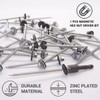 SKIR'CO (Pack of 10) Galvanised Roofing Bolts, 4.8 x 100mm