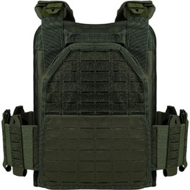 BOMTURN Tactical Vest for Men Quick Release Laser-Cutting Modular Vest for Outdoor