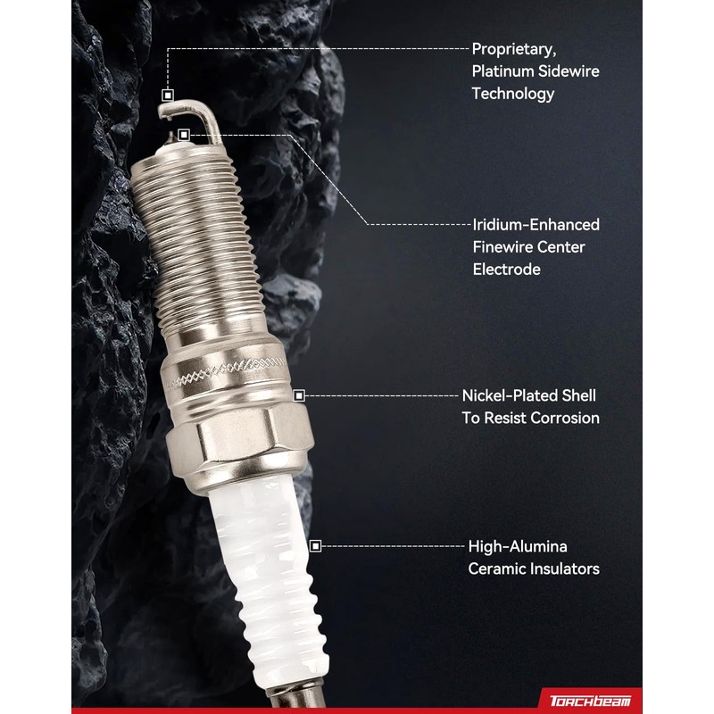 Torchbeam Set of 4 UF651 Ignition Coils Packs and Double