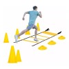TOYGAGADE Entrenamiento De Fútbol 12 Tableros + 12 Conos +
