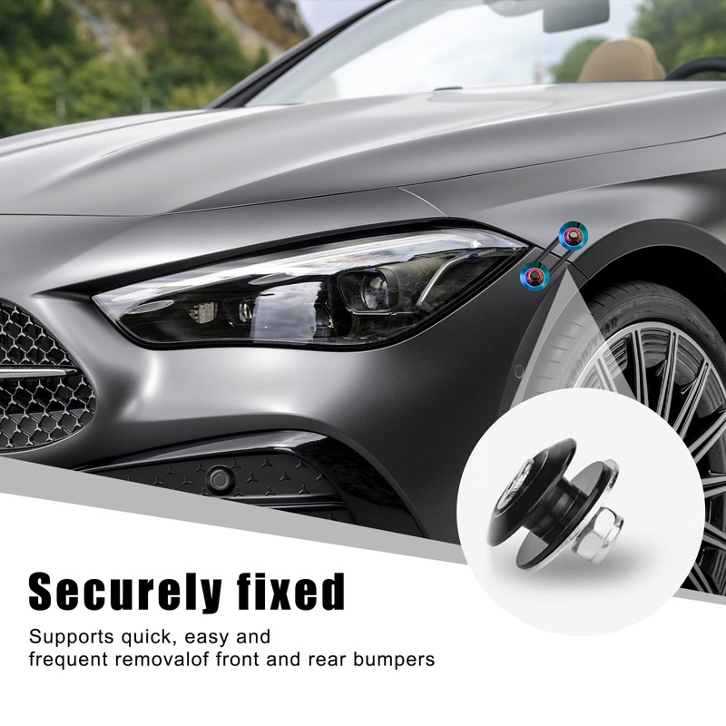 KVAEY Bumper Quick Release, JDM Front Rear Bumper Fasteners with