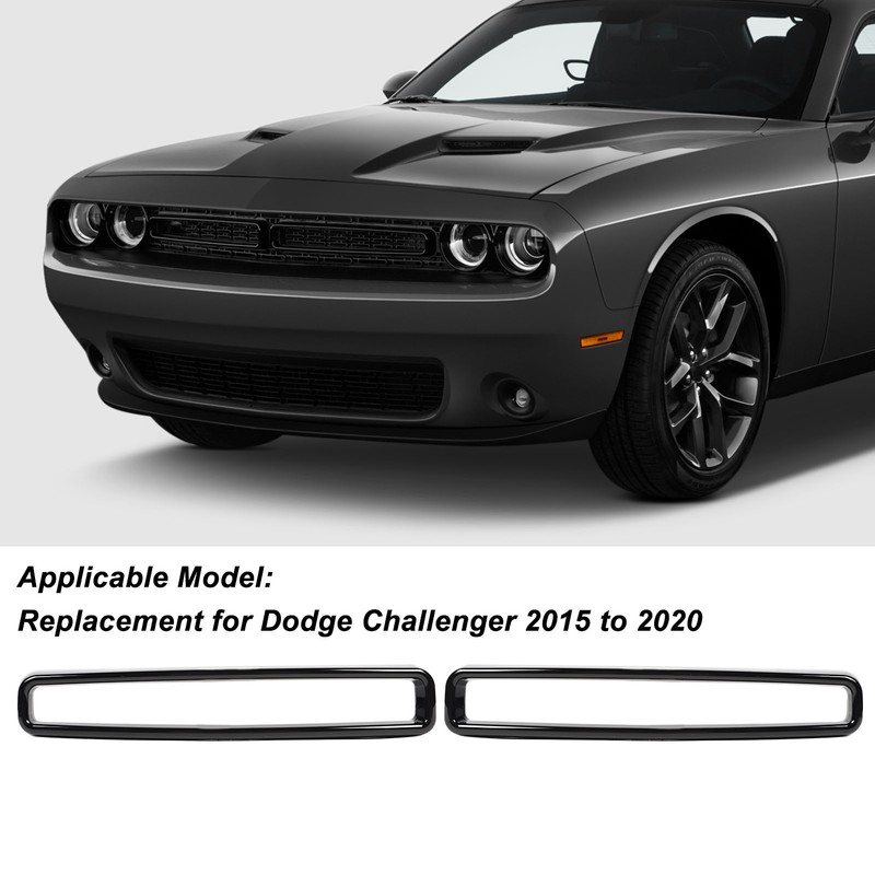 Front Grill Grille Inserts Guards Cover Trim Replacement for Dodge