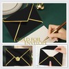AVERZELLA 100 Pack 5x7 A7 Envelopes for Invitations, Black and