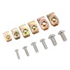 130 Pcs U Type Nut Clip Screw Set Automotive Nut