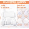 Purpledi Bath Pillow, Bath Pillow as Neck & Neck Pillow