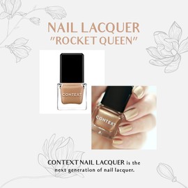 CONTEXT SKIN Non Toxic Nail Polish - Nail Art and Polish Nail Lacquer, Nail Polish For Women, Teens, Kids (0.30 oz) (Rocket Queen)