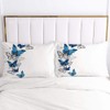 Luowei Butterfly Bed Linen 155 x 220 cm Blue White