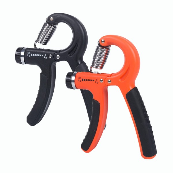 Pack of 2 Hand Trainer Forearm Trainers, Adjustable Resistance 10-60