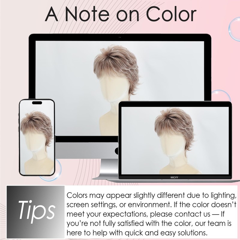 Short Pixie Wig for White Women – Curly Deep Brown