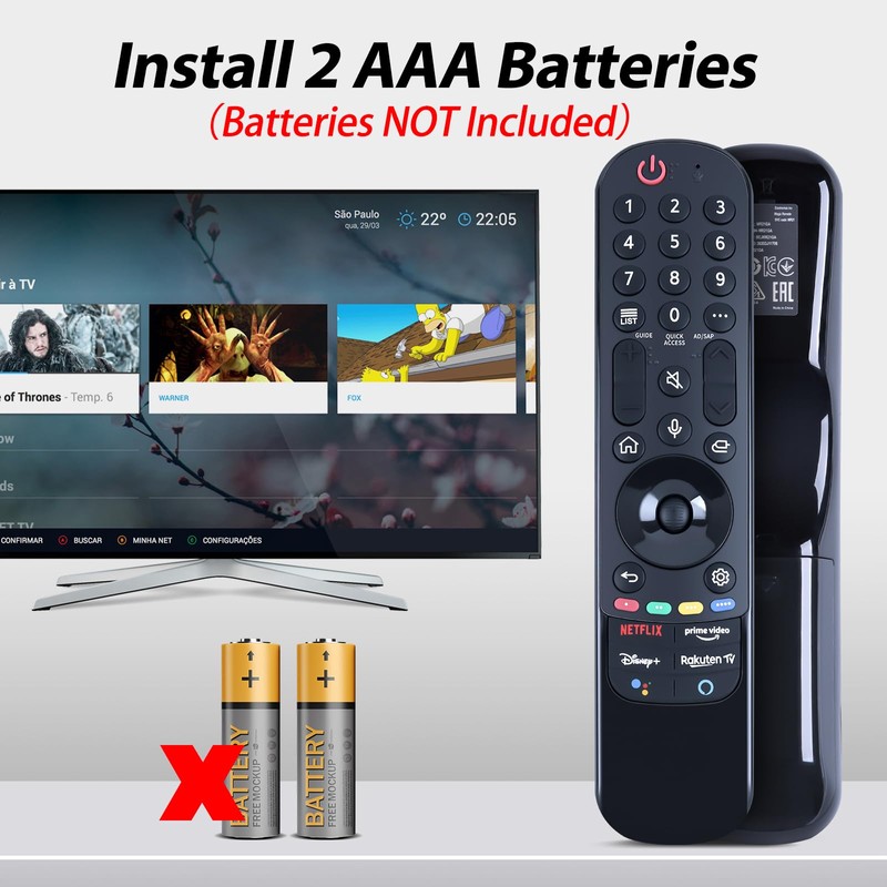 Magic Remote for LG Smart TV Remote Control with Pointer