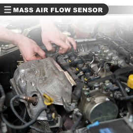 Motoforti Mass Air Flow Sensor Assembly,for Opel Meriva 2010-2017,Plastic and Metal,No.12671610,Black