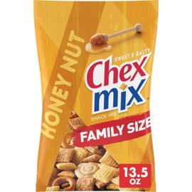 Chex Mix Honey Nut Sweet and Salty Snack Mix, Snacks, Family Size, 13.5 oz