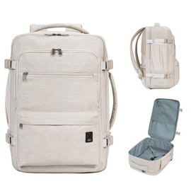 wandfpacks WANDF Travel Backpack For Spirit Airlines Personal Item Bag 18x14x8 with Wet Pocket, 17 Inch Laptop Backpack for Unisex - Color: Navy Blue