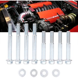 12 PCS LS Engine Stand Bolt Kit Endxedo M10-1.5 Engine Stand Bolt Flange Kit for LSX LS LS1 4.8L 5.3L 6.0L 6.2L LR4 LQ4 LS6 LQ9 L33 LS2 LH6 L92 L76 LY2 LY5 LY6 LC9 LFA LH8 LMG