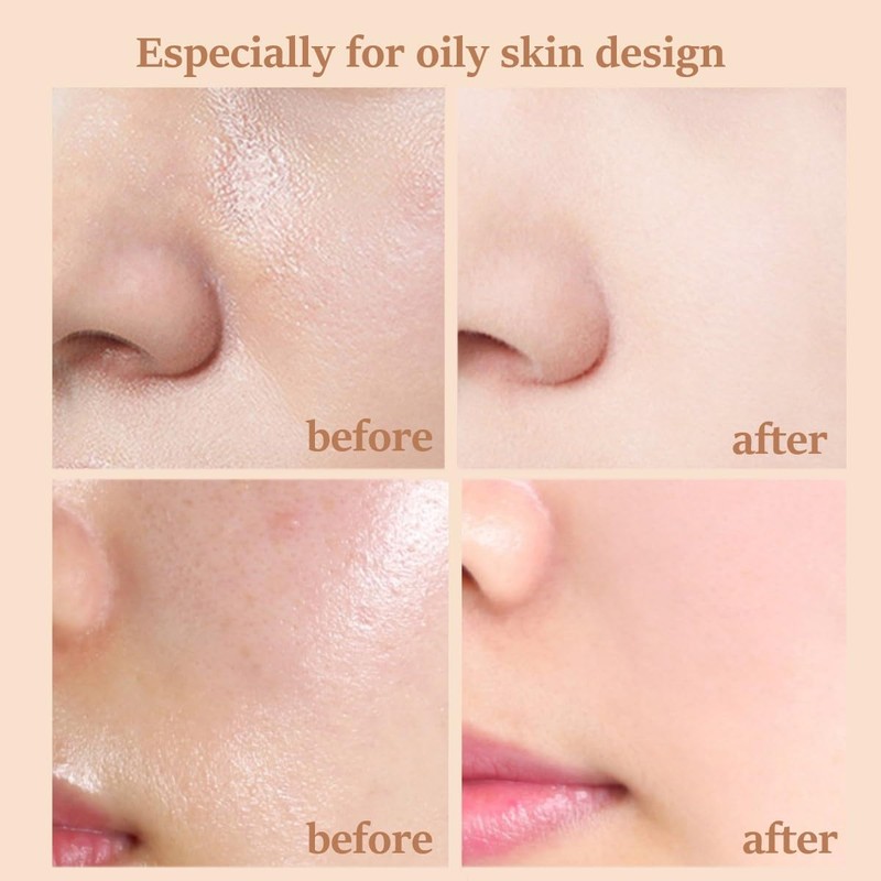 KARLOR Compact Powder Oily Skin Oil Controlled Face Powder Colourless