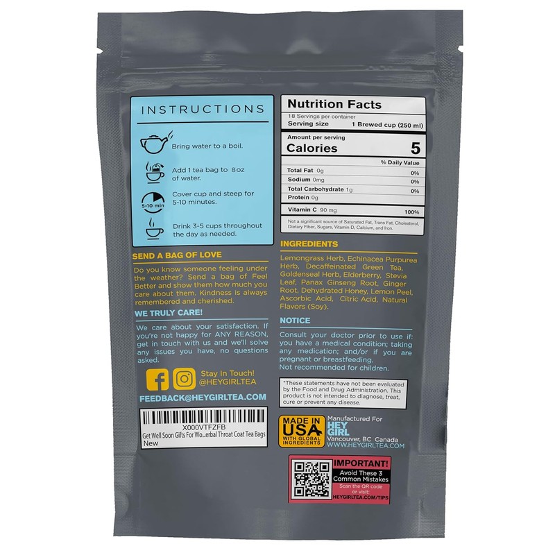 Get Well Soon Gifts For Women | Immunity Tea For