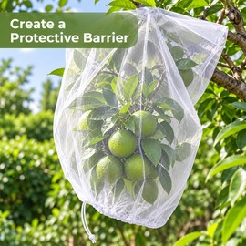 Plant Protection Bag Netting Mesh for Fruit Trees & Garden Plants – Bird and Pest Cover for Growing Protection