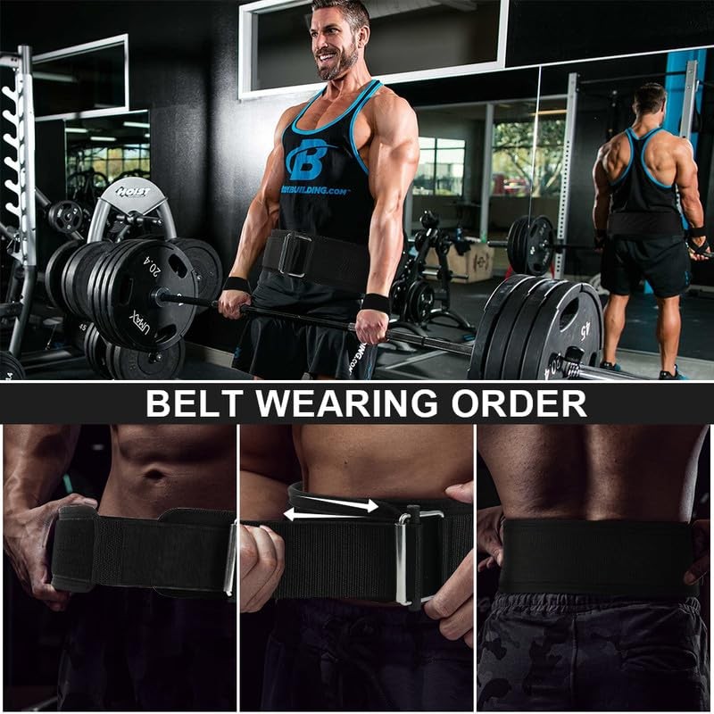 Flintronic Weight Lifting Belt, Auto-Lock Training Belt, Fitness Belt for