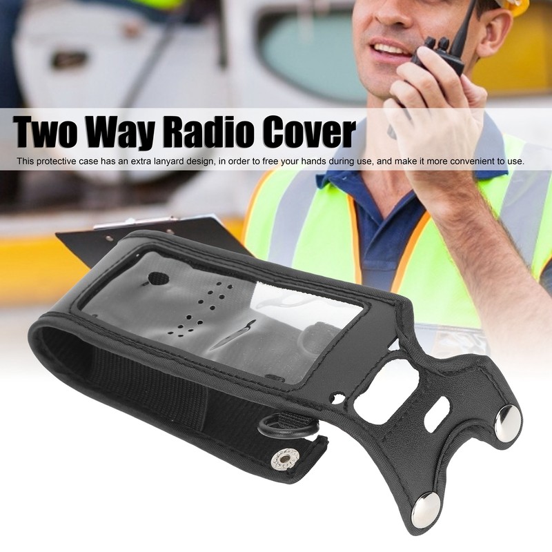 Walkie Talkie Protective Cover PU Leather Walkie Talkie Protective Case
