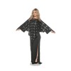 UNDERWRAPS Women's Poncho with Metallic Spider Web Design