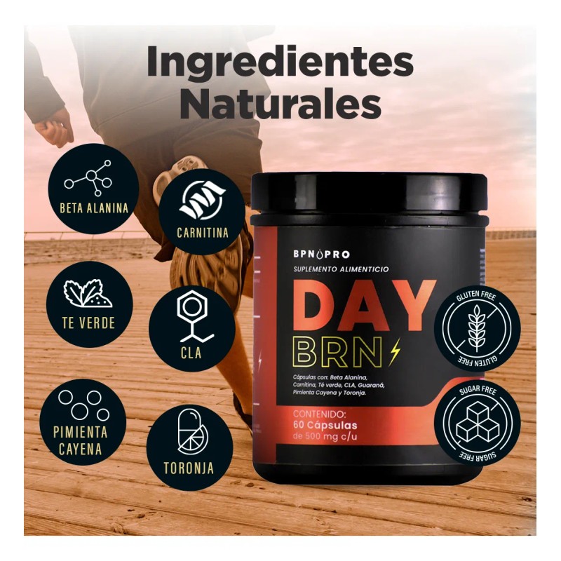 BPN Pro - Day BRN Quemador De Grasa Termogenico Carnitina