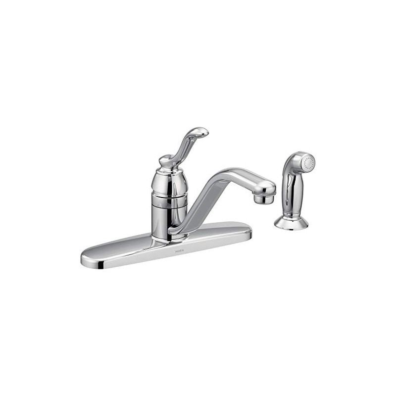 Moen 7051 Chrome One-Handle Kitchen Faucet