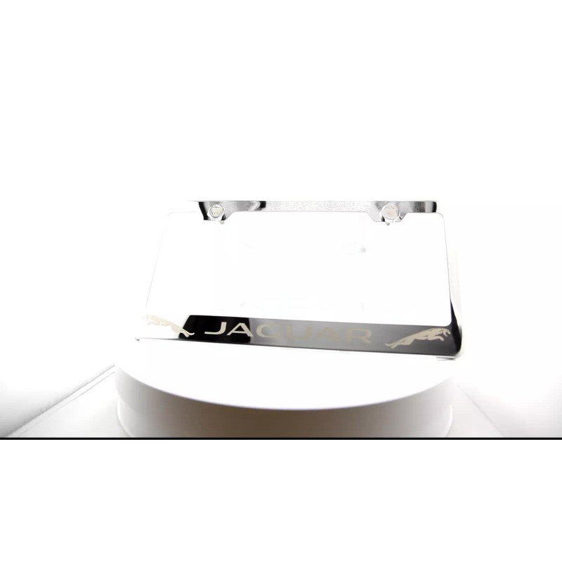 KA Chrome Polished Fit Jaguar Laser Etched Engraved License Plate