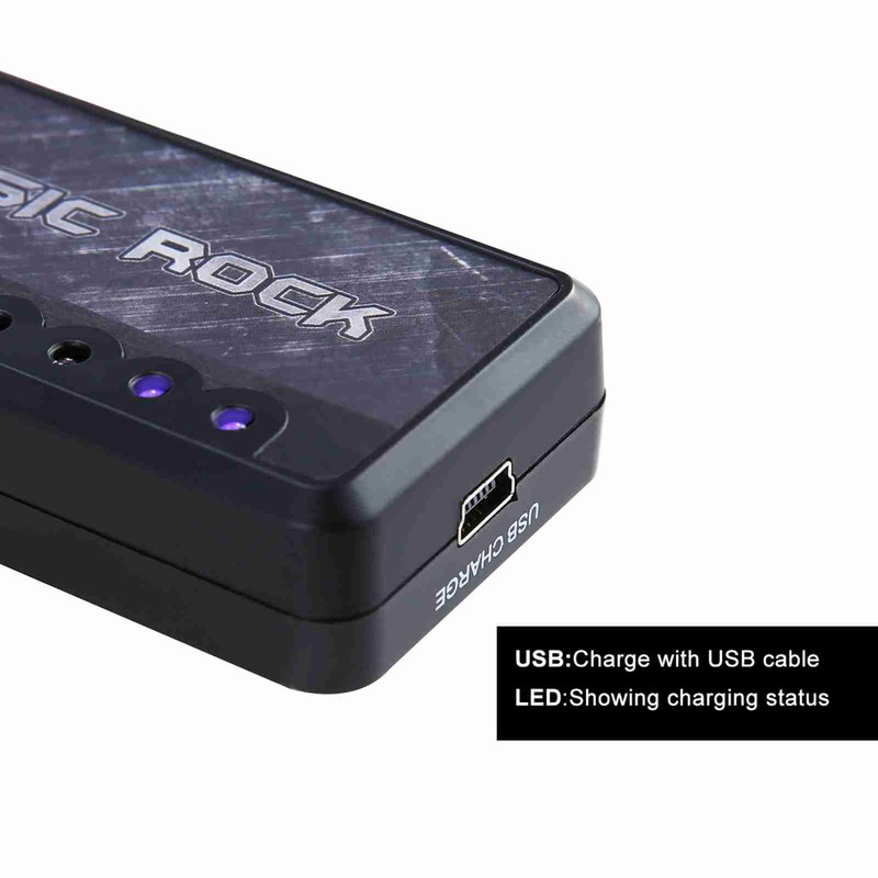 Electric Guitar Headphone Amplifier Amp 3.5mm Headphone Jack Aux In