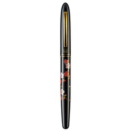 Kuretake ER186-210 Brush Pen, Letter Pen, Saiyomogatari Edge, Sakura Black Shaft