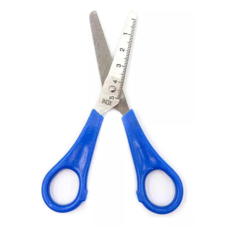 MAE Tijera Zurda C/ Funda Mae 5 Regla Impresa Paquete