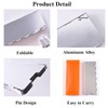 12 Plate Camping Stove Wind Shield Foldable Aluminum Camping Outdoor