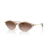 A|X ARMANI EXCHANGE Women's AX4152SU Universal Fit Oval Sunglasses, Opal