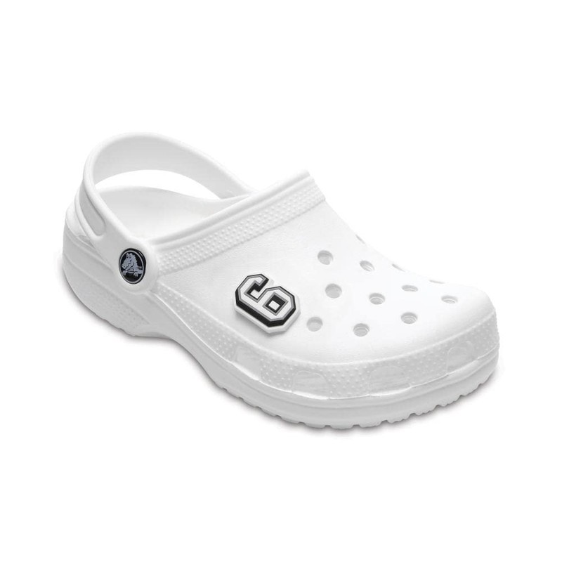 Crocs Jibbitz Number Shoe Charms | Jibbitz, Number 6, Small