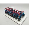 Marine Boat White Switch Panel 8 Gang Blue LED Indicator