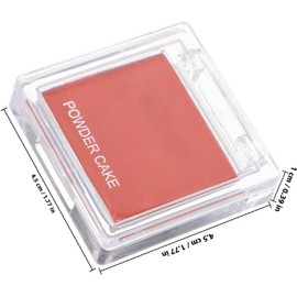 iplusmile Rubor Mate Color Durazno Melocotón, Rubor Portátil para Maquillaje Facial, Cosmética de Belleza Acabado Natural E Iluminador, Adecuado para Uso Diario y Estudiantes