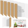 5 Pack Trifold Poster Board Bulk, 36" X 48" White