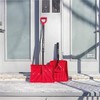 Foldable snow shovel,13.9 in. poly blade